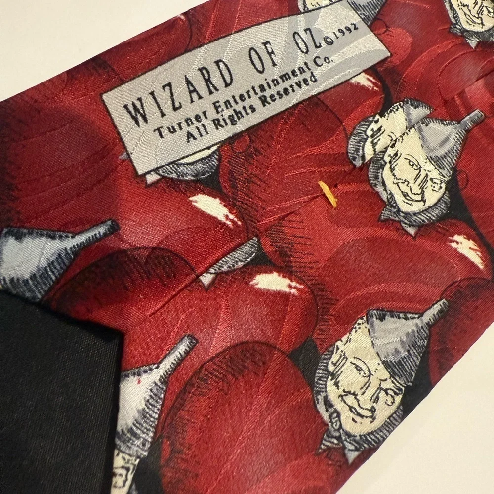 Vintage Wizard of Oz Tin Man red tie